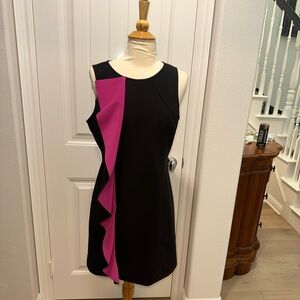 Nicole Miller Vibrant Black with Pink accent Garment